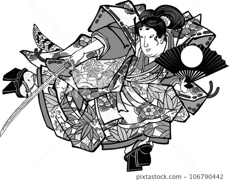 Ukiyo-e Ushiwakamaru Part 3 106790442