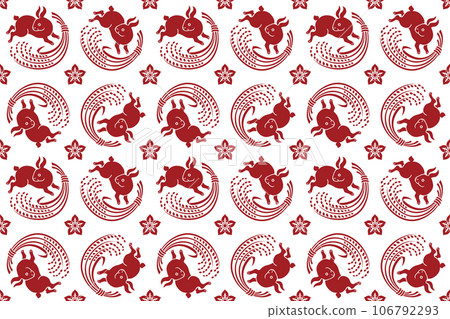 亞洲風格圖案27(棕色) 亞洲風格圖案27(棕色) 106792293