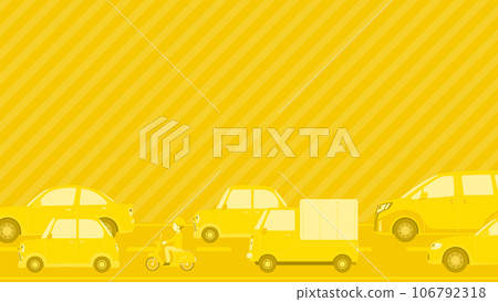 Car and road heading design. Blue. 106792318