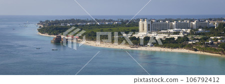 Landscape of coastline at sunny day in Zanzibar Landscape of coastline at sunny day in Zanzibar 106792412