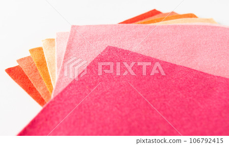 Various felts - warm colored felt 106792415
