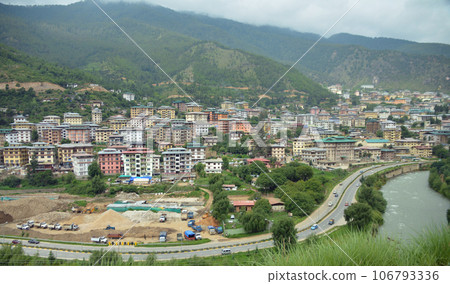 Bhutan, the land of happiness, capital Thimphu cityscape (Thimphu, Bhutan) Bhutan, the land of happiness, capital Thimphu cityscape (Thimphu, Bhutan) 106793336