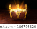 old pirate treasure chest 106793820