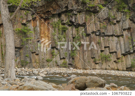 Basalt in the Matsukawa Valley Basalt in the Matsukawa Valley 106793822