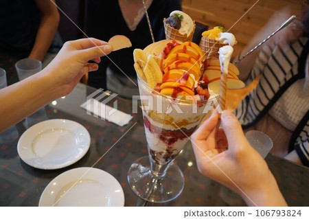 Let's all eat a big parfait Let's all eat a big parfait 106793824