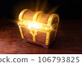 old pirate treasure chest 106793825