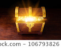 old pirate treasure chest 106793826
