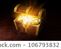 old pirate treasure chest 106793832