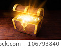 old pirate treasure chest 106793840