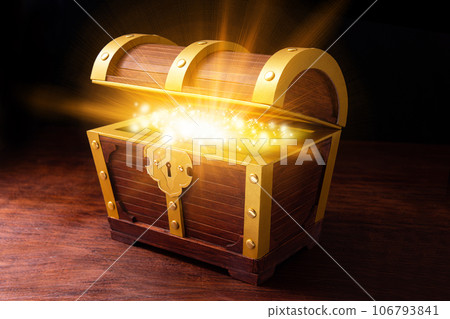 old pirate treasure chest 106793841