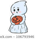 Halloween element hand drawn clip art 106793946