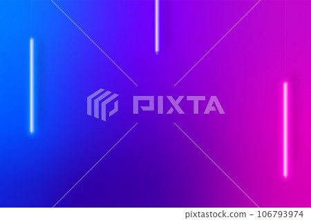 Realistic Neon Electric Lamps.  106793974