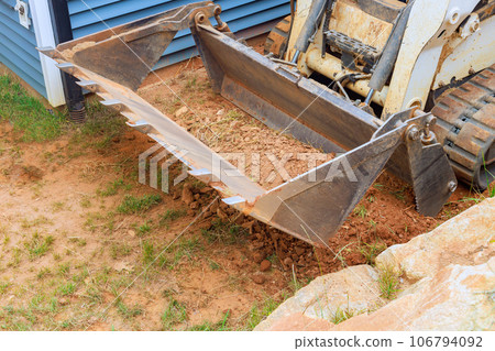Mini bulldozer earthworking capabilities make it an indispensable tool for landscaping projects, allowing for precise soil manipulation territory enhancement. Mini bulldozer earthworking capabilities make it an indispensable tool for landscaping projects, allowing for precise soil manipulation territory enhancement. 106794092