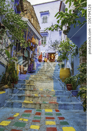 Blue city Chefchaouen 106794326