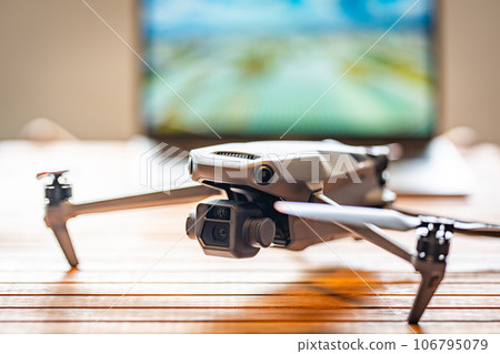 Drone and laptop Drone and laptop 106795079