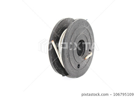 A picture of electric cut out fuse wire with selective focus A picture of electric cut out fuse wire with selective focus 106795109
