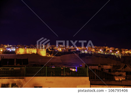 Fez old town skyline 106795406