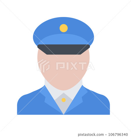 design vector image icons policeman 106796340