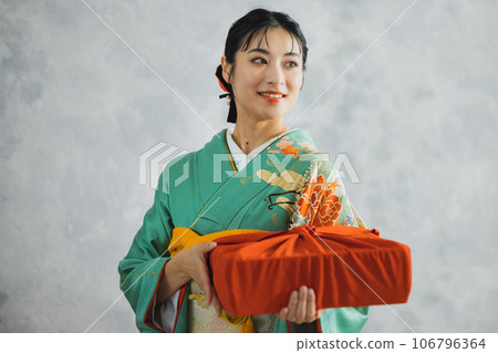 和服女性 106796364