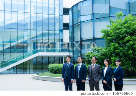 Suit businessman large number 106796660