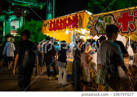 夏日祭、夜市、神社 夏日祭、夜市、神社 106797827