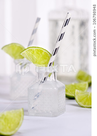Classic alcoholic cocktail Margarita 106798948