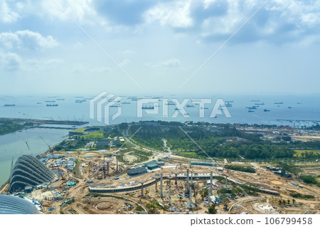 Singapore Marina Bay area under construction / Singapore 106799458