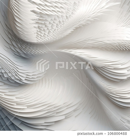 Abstract background with paper wave, detailed feather rendering, intricate architectures, abstract structures, soft shadowing, gentle lightening Abstract background with paper wave, detailed feather rendering, intricate architectures, abstract structures, soft shadowing, gentle lightening 106800488