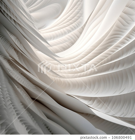 Abstract background with paper wave, detailed feather rendering, intricate architectures, abstract structures, soft shadowing, gentle lightening Abstract background with paper wave, detailed feather rendering, intricate architectures, abstract structures, soft shadowing, gentle lightening 106800491