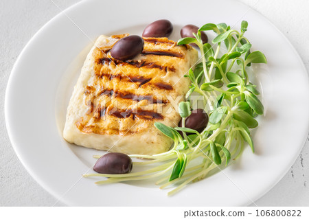 Grilled greek cheese 106800822