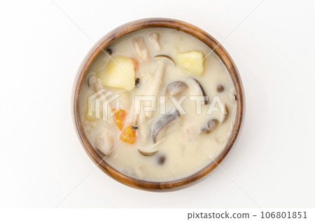 Cream stew with plenty of mushrooms Cream stew with plenty of mushrooms 106801851