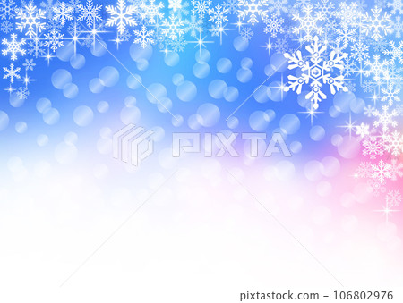 雪花背景圖 106802976