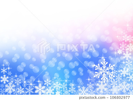 雪花背景圖 106802977