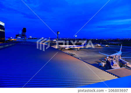 [大阪府] 大阪國際機場（伊丹機場）夜景 106803697