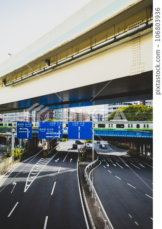 Yokohama Takashimacho intersection Intersecting national highway, Metropolitan Expressway and railway 2023.09 c-2 High chroma matte feel Yokohama Takashimacho intersection Intersecting national highway, Metropolitan Expressway and railway 2023.09 c-2 High chroma matte feel 106803936