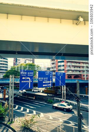 橫濱高島町十字路口 國道、首都高速、鐵道交叉口 2023.09 d-3 強調暖色和冷色 橫濱高島町十字路口 國道、首都高速、鐵道交叉口 2023.09 d-3 強調暖色和冷色 106803942