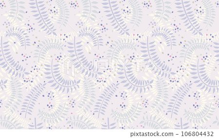 Vertically and horizontally seamless botanical pattern illustration Vertically and horizontally seamless botanical pattern illustration 106804432