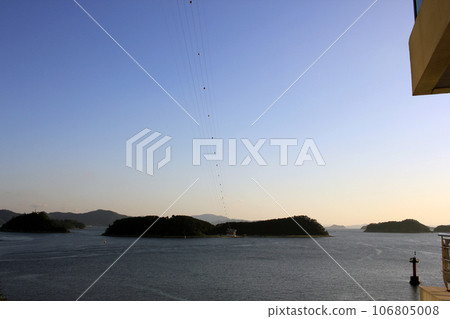 September 9, 2023: Jinhae Marine Park, Jinhae-gu, Changwon-si, Gyeongsangnam-do, South Korea;Marine Solar Park within Eumjido Marine Park;Eumjigyo 106805008