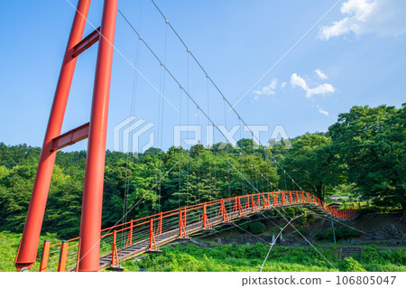 沼尾川水上公園 澀川市紅色吊橋 沼尾川水上公園 澀川市紅色吊橋 106805047