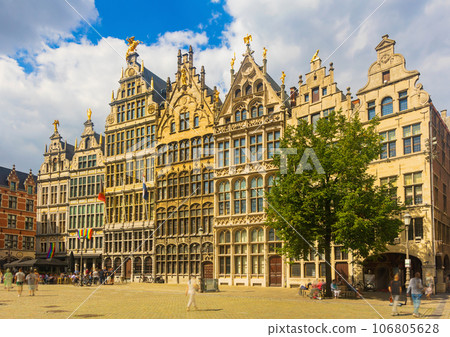 Market Square of Belgian city of Antwerp Market Square of Belgian city of Antwerp 106805628