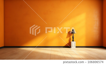 Orange interior wall interior image AI illustration Orange interior wall interior image AI illustration 106806574