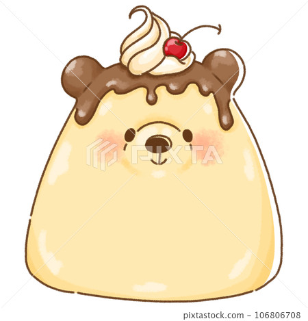 Puripuri Kuma-chan pudding 106806708
