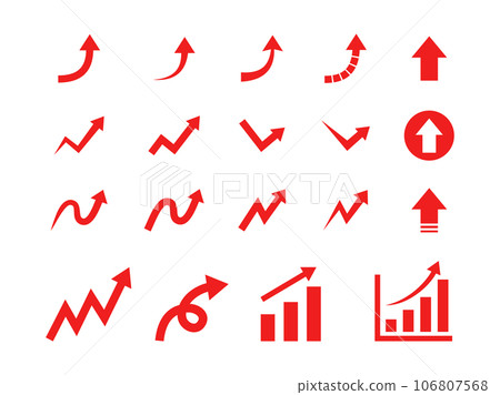 Ascending arrow set 106807568