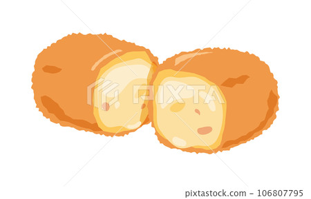 Cream croquette 106807795