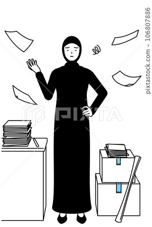 穆斯林婦女厭倦了未完成的事業 106807886