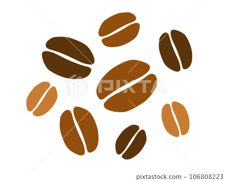 Coffee beans illustration 106808223