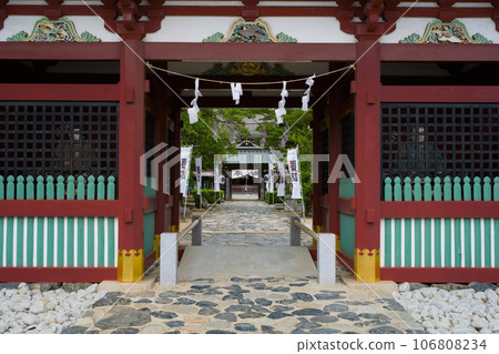 福島縣磐城市八幡小路伊野八幡宮神社塔門 福島縣磐城市八幡小路伊野八幡宮神社塔門 106808234