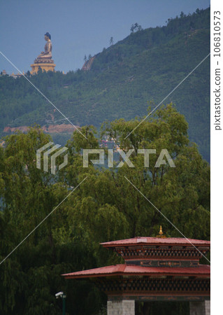 不丹，幸福之地，山上的大佛像（不丹廷布） 106810573