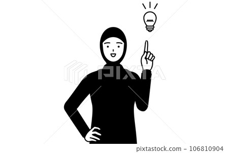 Islamic woman who came up with an idea 106810904