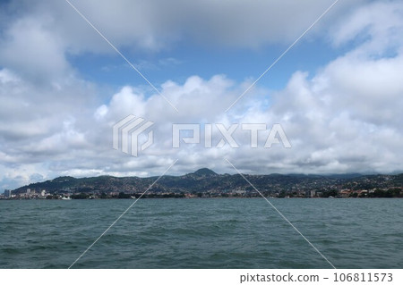View of Freetown, Republic of Sierra Leone from the sea View of Freetown, Republic of Sierra Leone from the sea 106811573